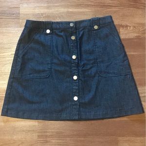 7th Avenue New York & Co Button Mini Skirt